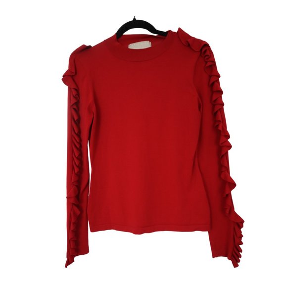 Keepsake Red Ruffle Top - Picture 2 of 2